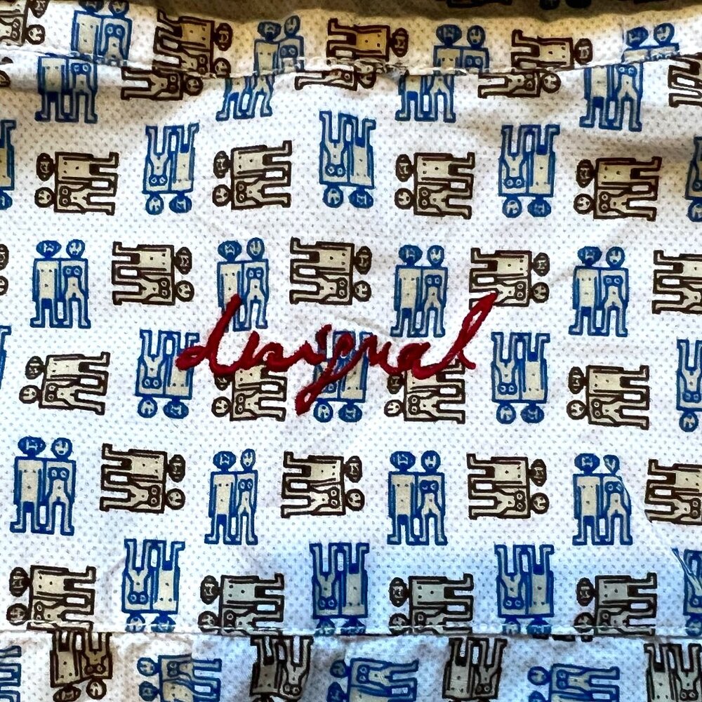 Desigual Men’s Button Down - White - Large Slim